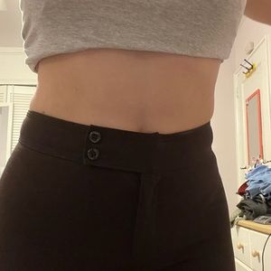 Chaus Chocolate Brown Straight Leg Work Pants Trousers Size 4P